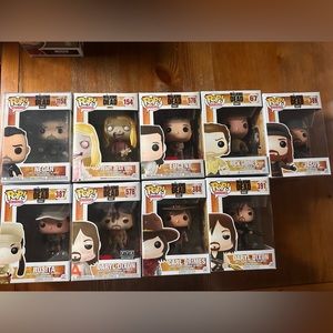 The walking dead funko pop collection